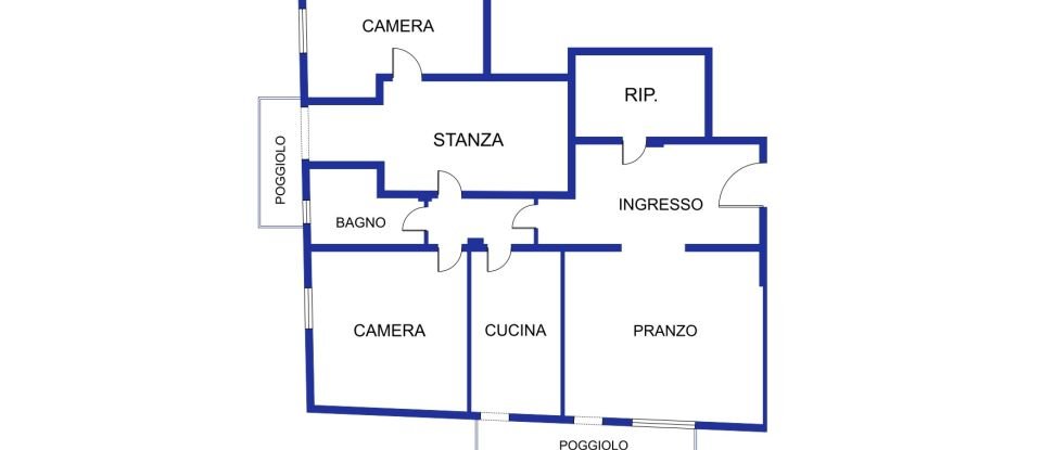 Four-room apartment of 133 m² in Padova (35141)