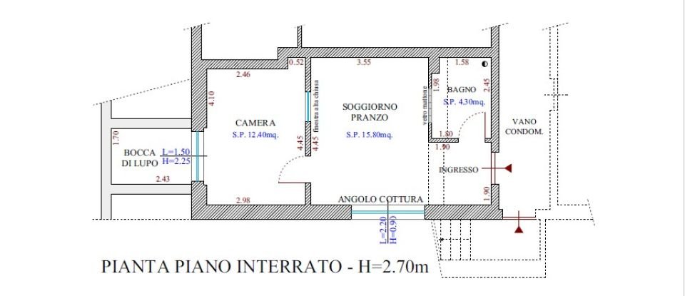 Two-room apartment of 46 m² in Cupra Marittima (63064)