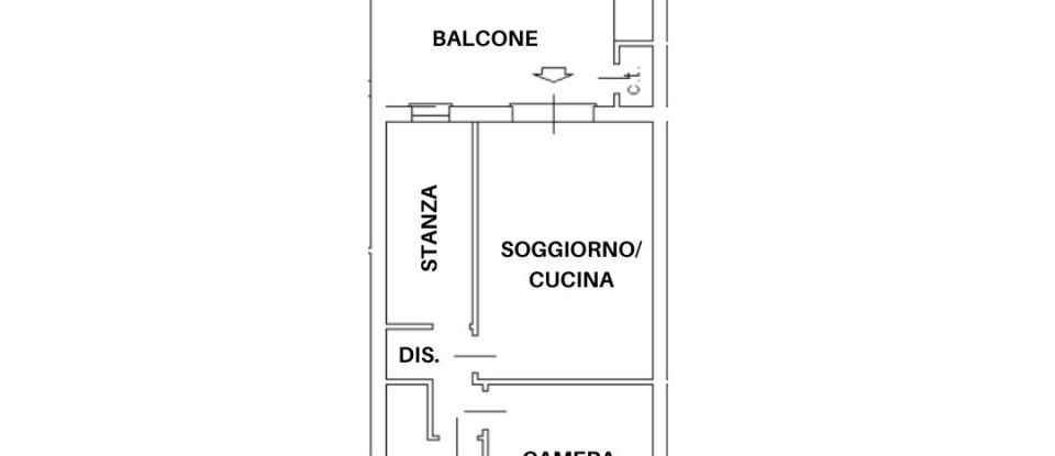 Three-room apartment of 64 m² in Comacchio (44022)