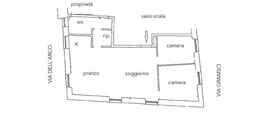 Three-room apartment of 74 m² in Santa Margherita Ligure (16038)