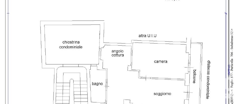 Two-room apartment of 56 m² in Roma (00167)