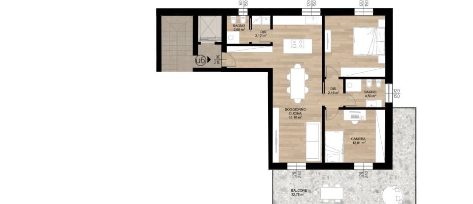 Loft 3 rooms of 118 m² in Lonato del Garda (25017)