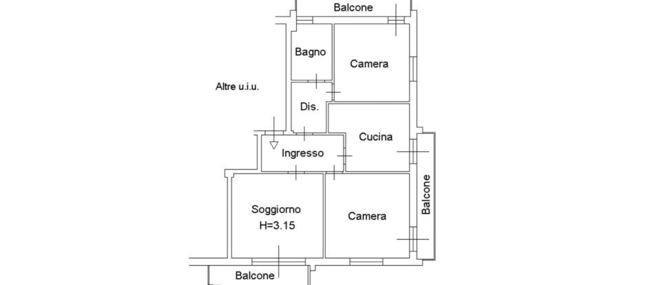 Four-room apartment of 100 m² in Osimo (60027)