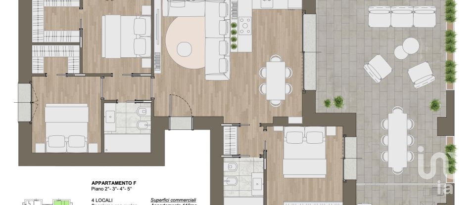 Immobile di prestigio 4 locali di 151 m² a Milano (20125)