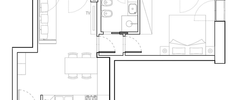 Two-room apartment of 54 m² in Milano (20126)