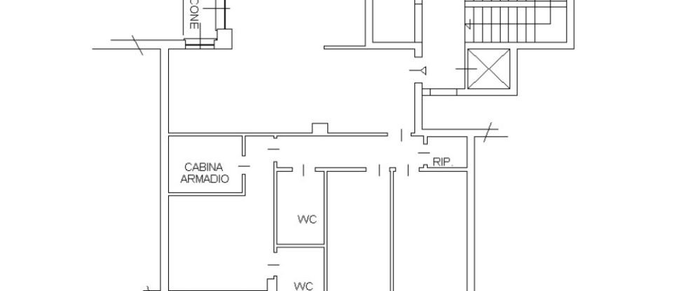 Quadrilocale di 115 m² a Milano (20155)