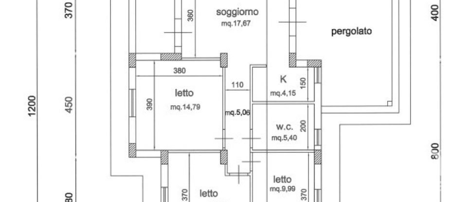 Villa 5 locali di 85 m² in Campofelice di Roccella (90010)