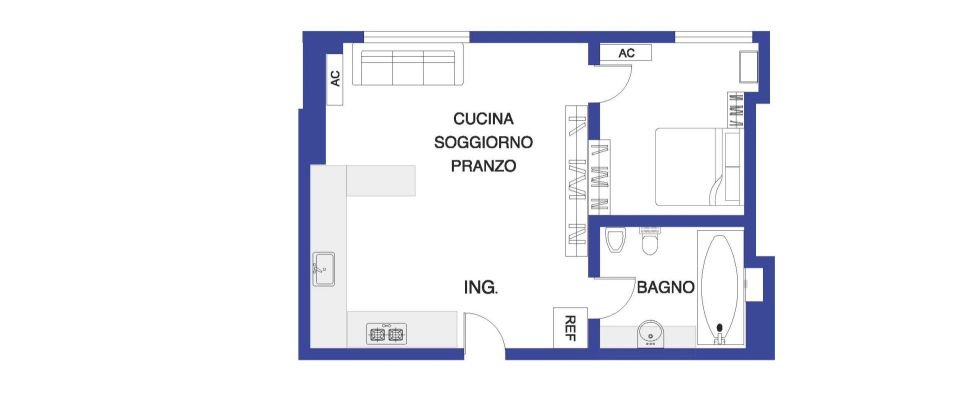 Bilocale di 45 m² a Padova (35137)