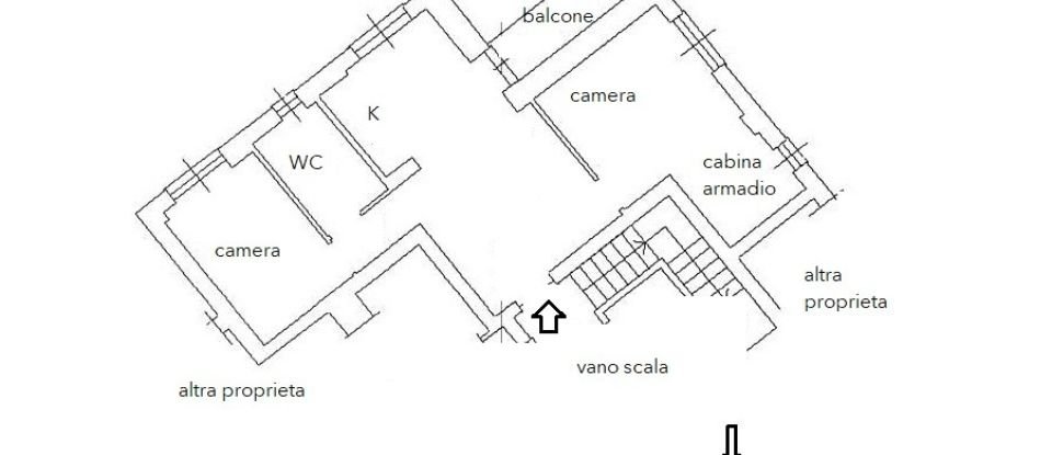 Three-room apartment of 70 m² in Sant'Olcese (16010)