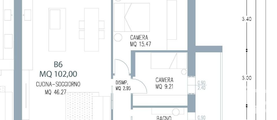 Four-room apartment of 135 m² in Mestrino (35035)