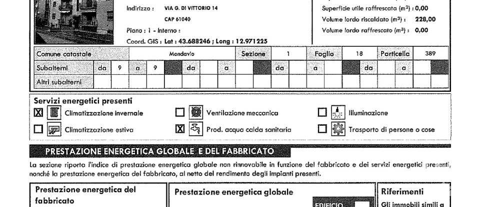 Trilocale di 70 m² a Mondavio (61040)