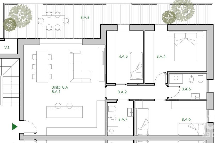 Building 4 rooms of 126 m² in Padova (35136)