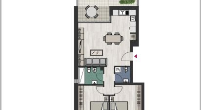 Three-room apartment of 88 m² in Bologna (40131)