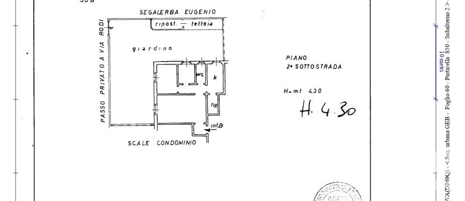 Apartment 6 rooms of 91 m² in Genova (16145)