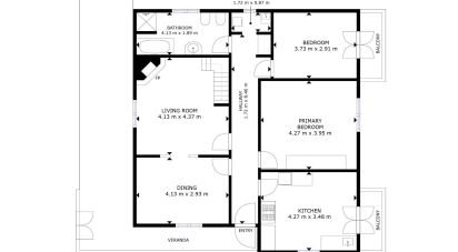 Town house 14 rooms of 267 m² in Lumarzo (16024)