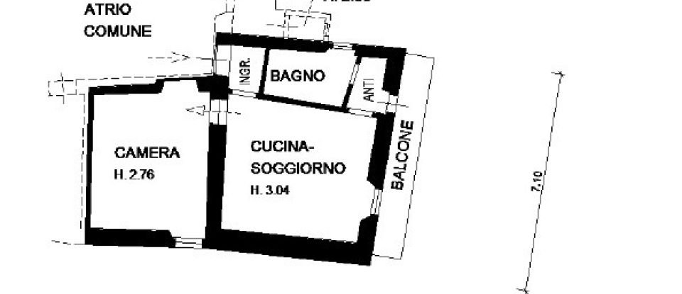 Bilocale di 84 m² a Cimego (38082)