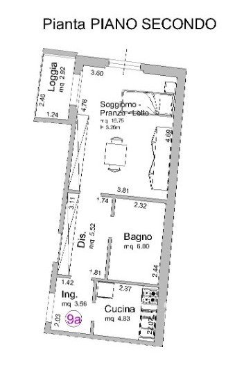 Apartment 0 rooms of 40 m² in Forlì (47121)