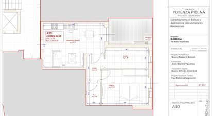 Two-room apartment of 62 m² in Potenza Picena (62018)