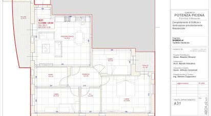 Four-room apartment of 106 m² in Potenza Picena (62018)