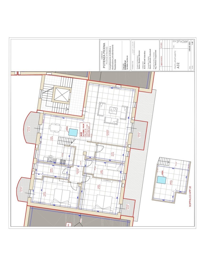 Four-room apartment of 166 m² in Potenza Picena (62018)