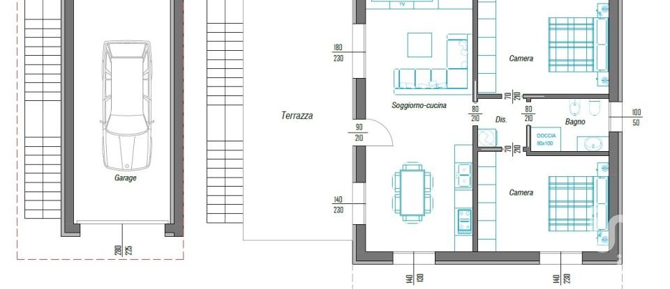 Block of flats 3 rooms of 80 m² in Lonato del Garda (25017)