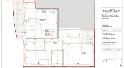 Four-room apartment of 107 m² in Potenza Picena (62018)