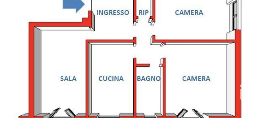 Trilocale di 100 m² a Genova (16155)