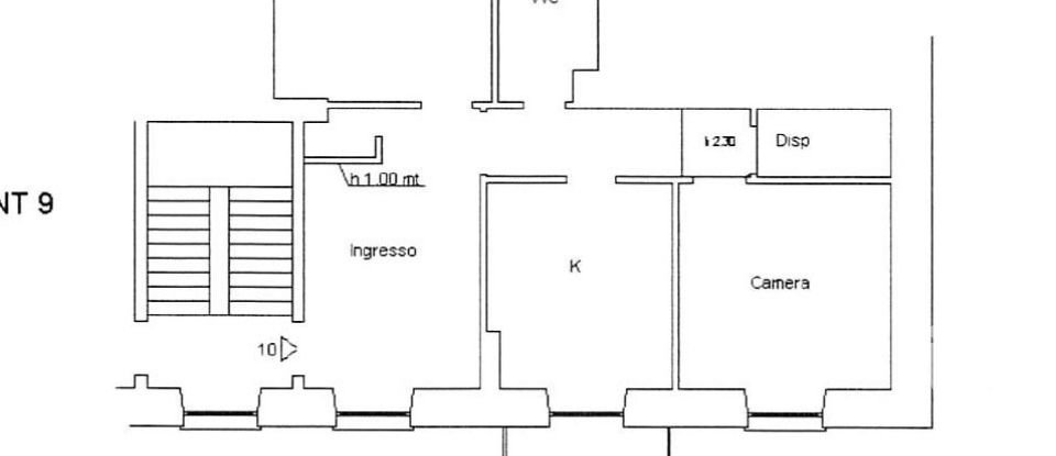 Four-room apartment of 75 m² in Genova (16159)