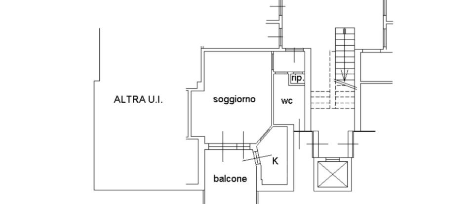 One-room apartment of 35 m² in Borghetto Santo Spirito (17052)