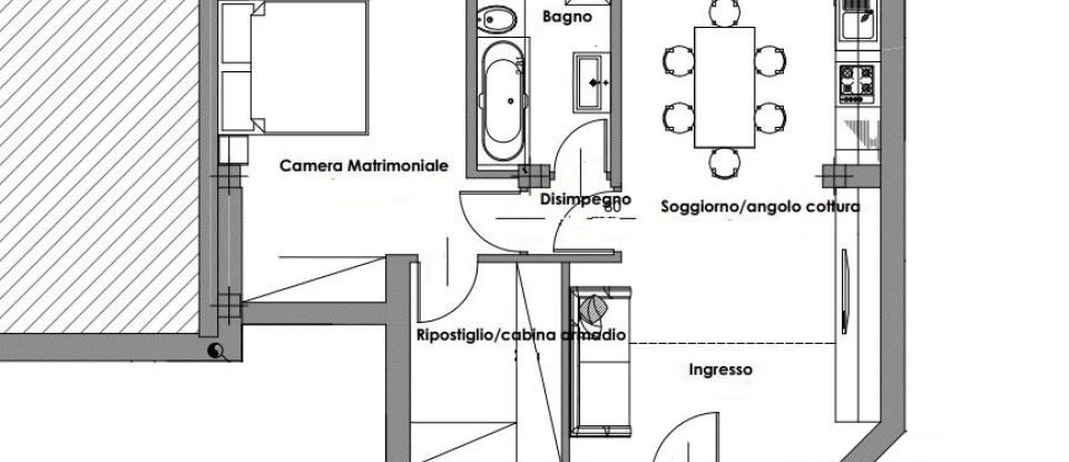 Two-room apartment of 63 m² in Palazzago (24030)