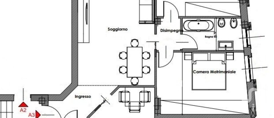 Three-room apartment of 96 m² in Palazzago (24030)