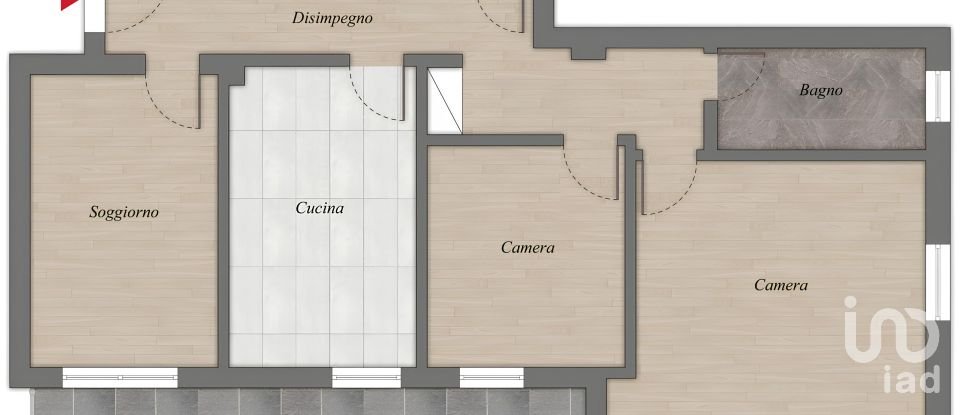 Apartment 0 rooms of 95 m² in Genova (16154)