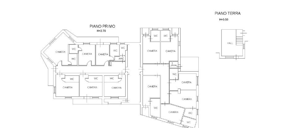 Hotel 3* of 1,094 m² in Forno di Zoldo (32012)