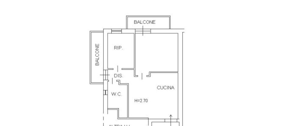 Three-room apartment of 80 m² in Monte Porzio (61040)