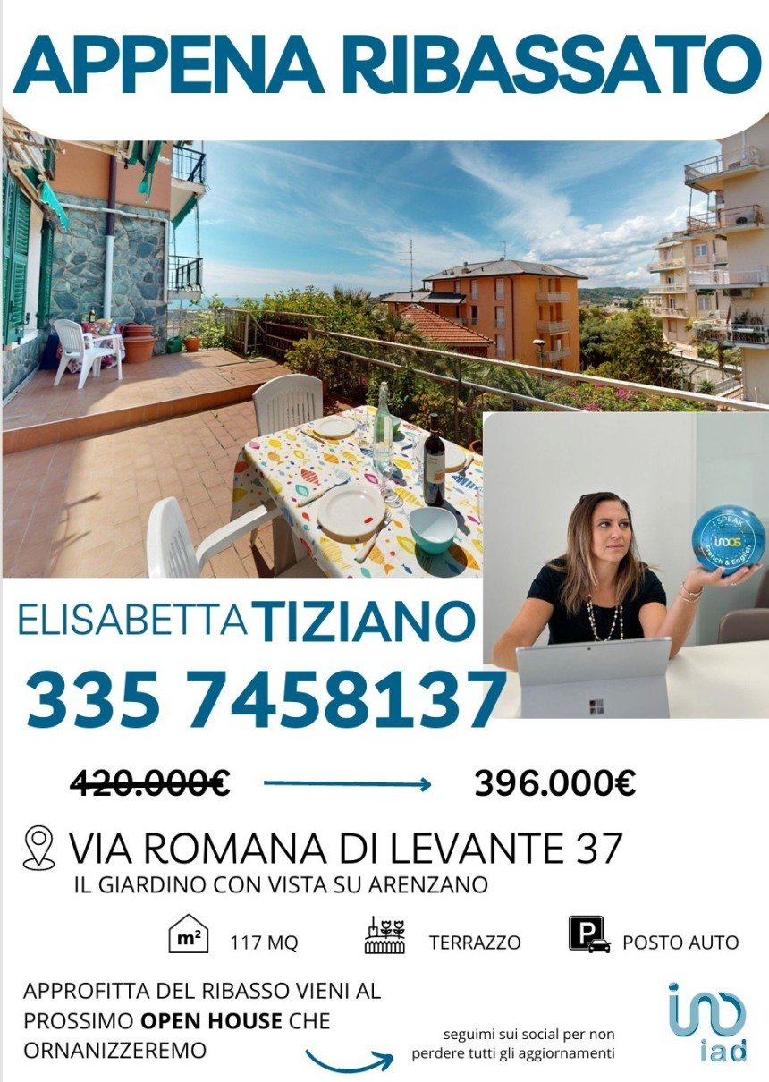 Apartment 6 rooms of 111 m² in Arenzano (16011)