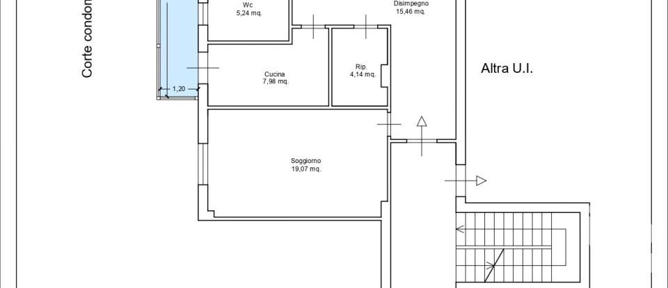 Four-room apartment of 104 m² in Palermo (90143)