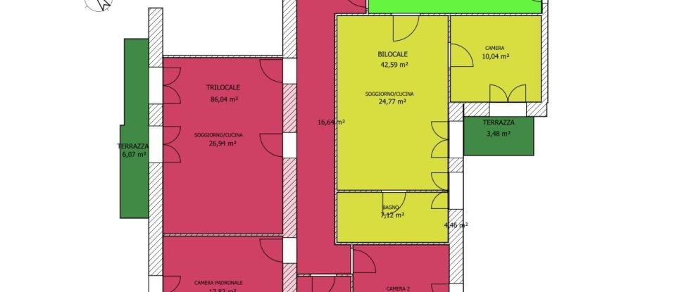 Appartamento 6 locali di 163 m² a Sassari (07100)