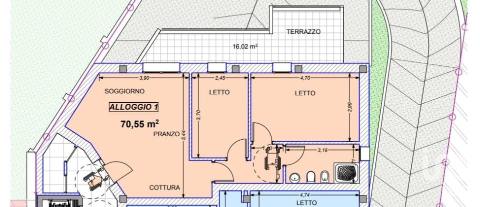 Appartamento 5 locali di 74 m² a Fano (61032)