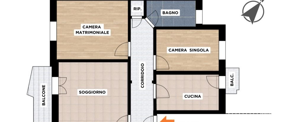 Apartment 5 rooms of 85 m² in Verona (37138)