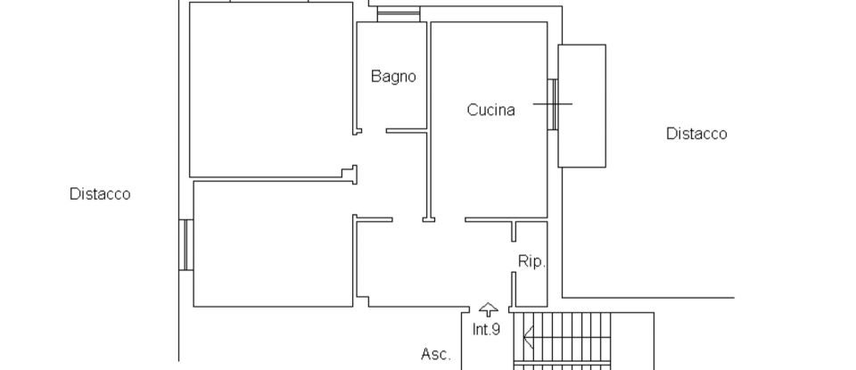 Four-room apartment of 85 m² in Genova (16136)