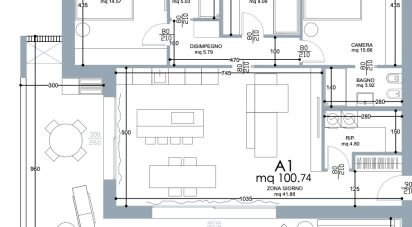 Quadrilocale di 140 m² a Montegrotto Terme (35036)