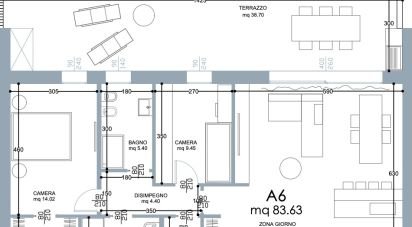 Trilocale di 116 m² a Montegrotto Terme (35036)