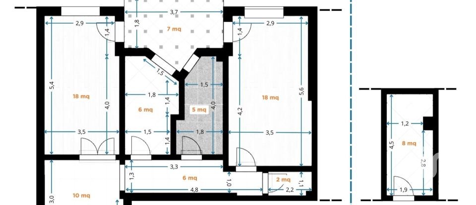 Trilocale di 86 m² a Verona (37122)