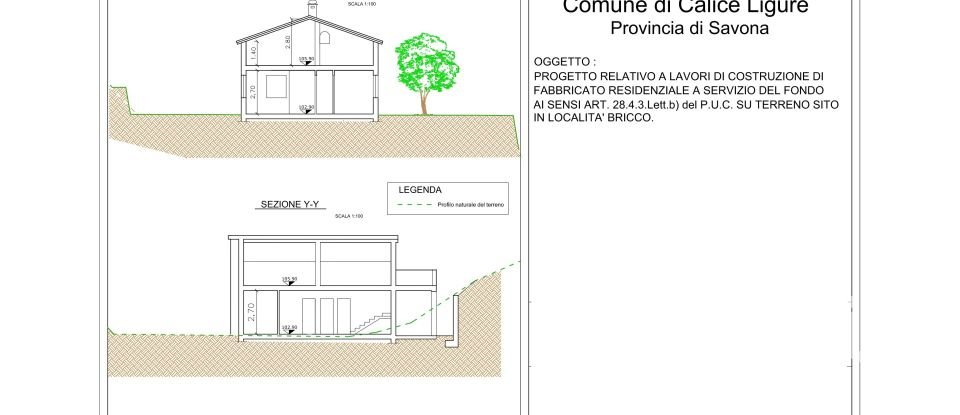 Land of 4,000 m² in Calice Ligure (17020)