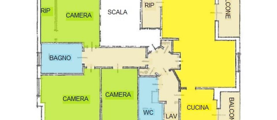 Loft 5 rooms of 180 m² in Montegranaro (63812)