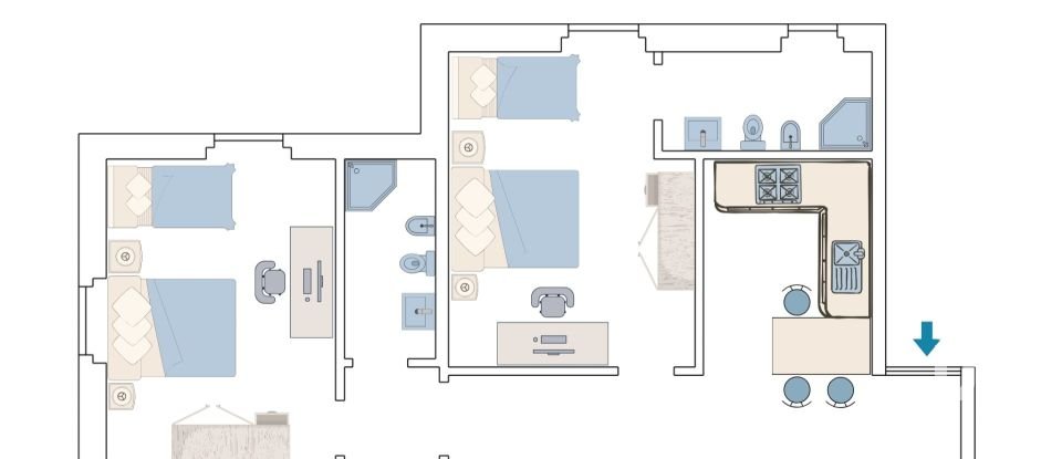 Trilocale di 75 m² a Trento (38122)