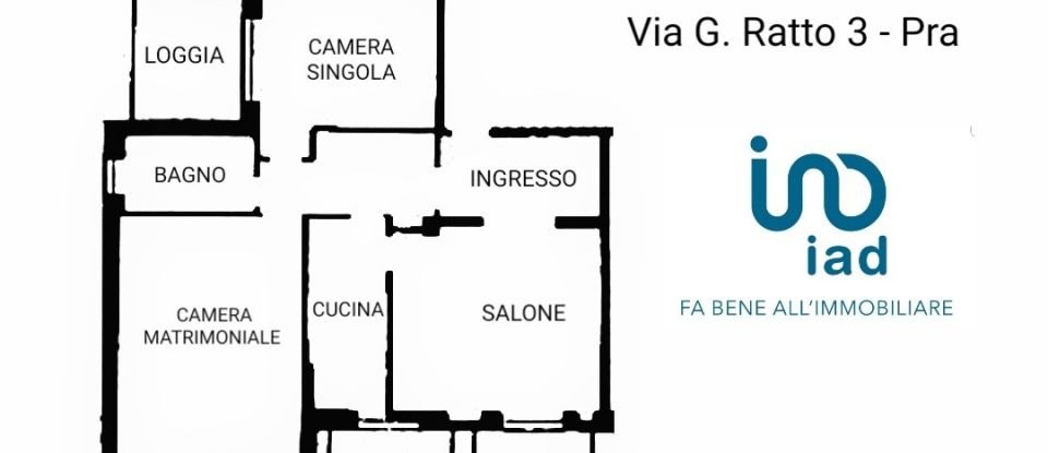 Trilocale di 93 m² a Genova (16157)