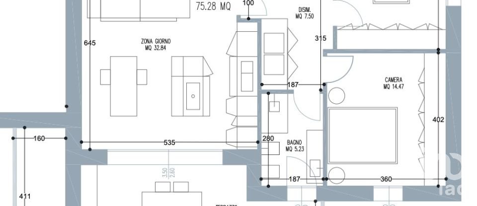 Three-room apartment of 112 m² in Padova (35138)