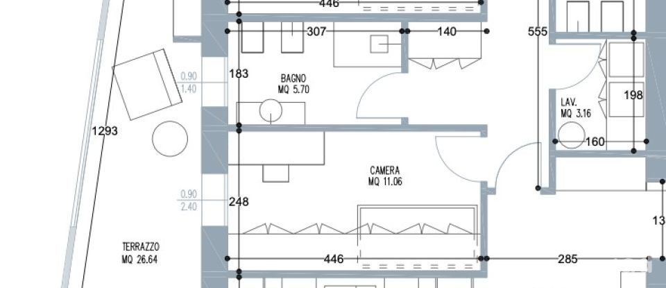 Four-room apartment of 169 m² in Padova (35138)