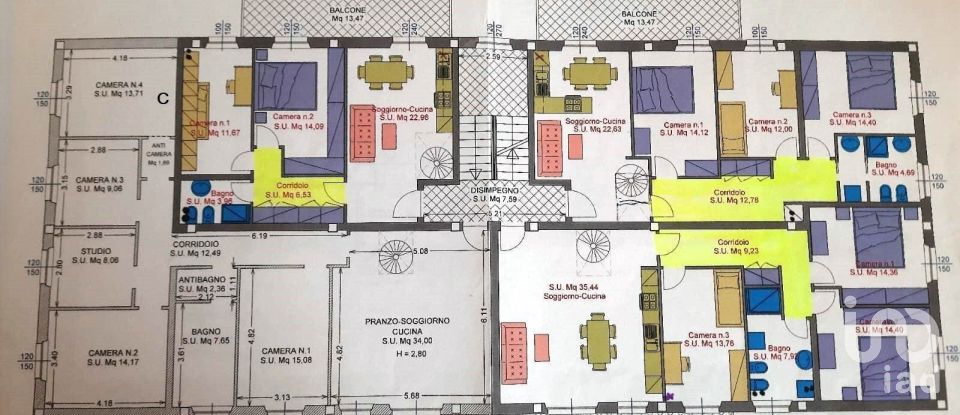 Apartment 6 rooms of 169 m² in Recanati (62019)